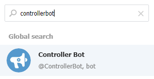 поиск @ControllerBot