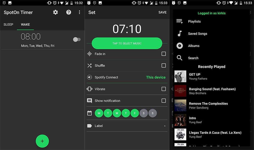 SpotOn — Sleep & Wake Timer for Spotify