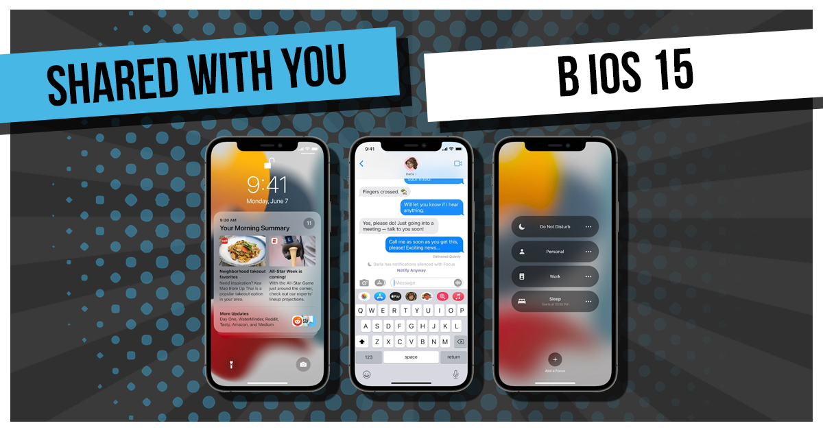 iOS 15: Новая функция Shared with You в приложении 