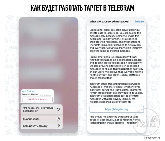 Как будет работать официальная реклама в Telegram